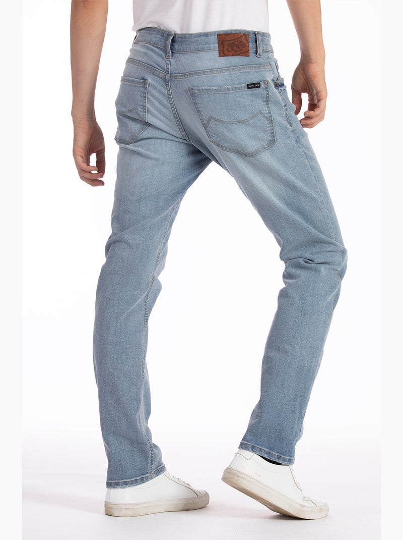 Vaqueros RL80 Fiberflex® de corte recto LUCIO Azul - Kiabi