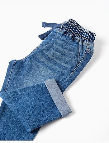 Vaqueros slim con cordón