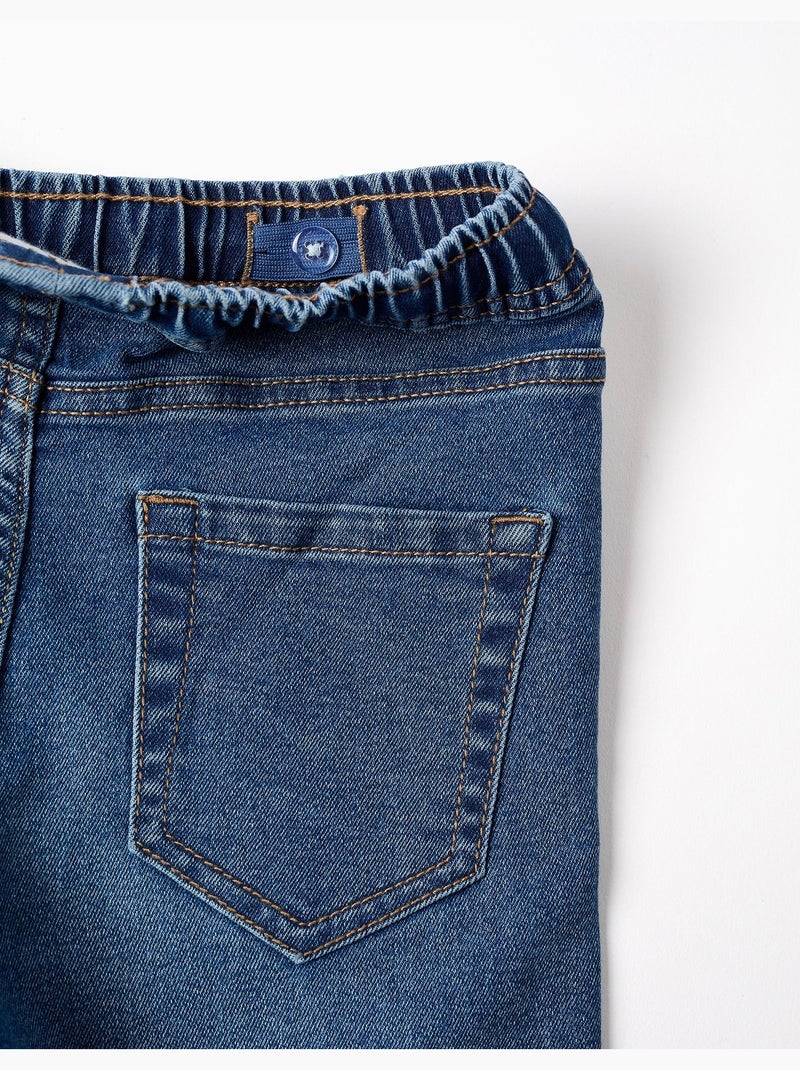Vaqueros slim fit con cordón Azul Azul - Kiabi