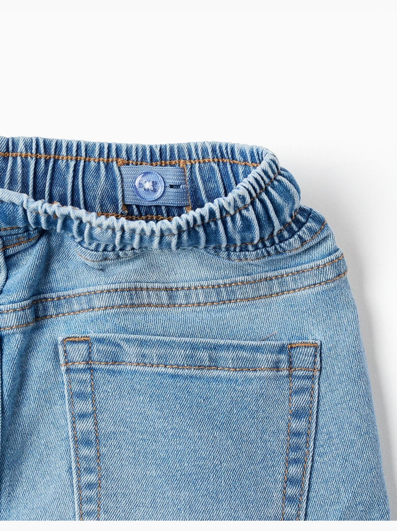 Vaqueros slim fit con cordón Azul Azul - Kiabi