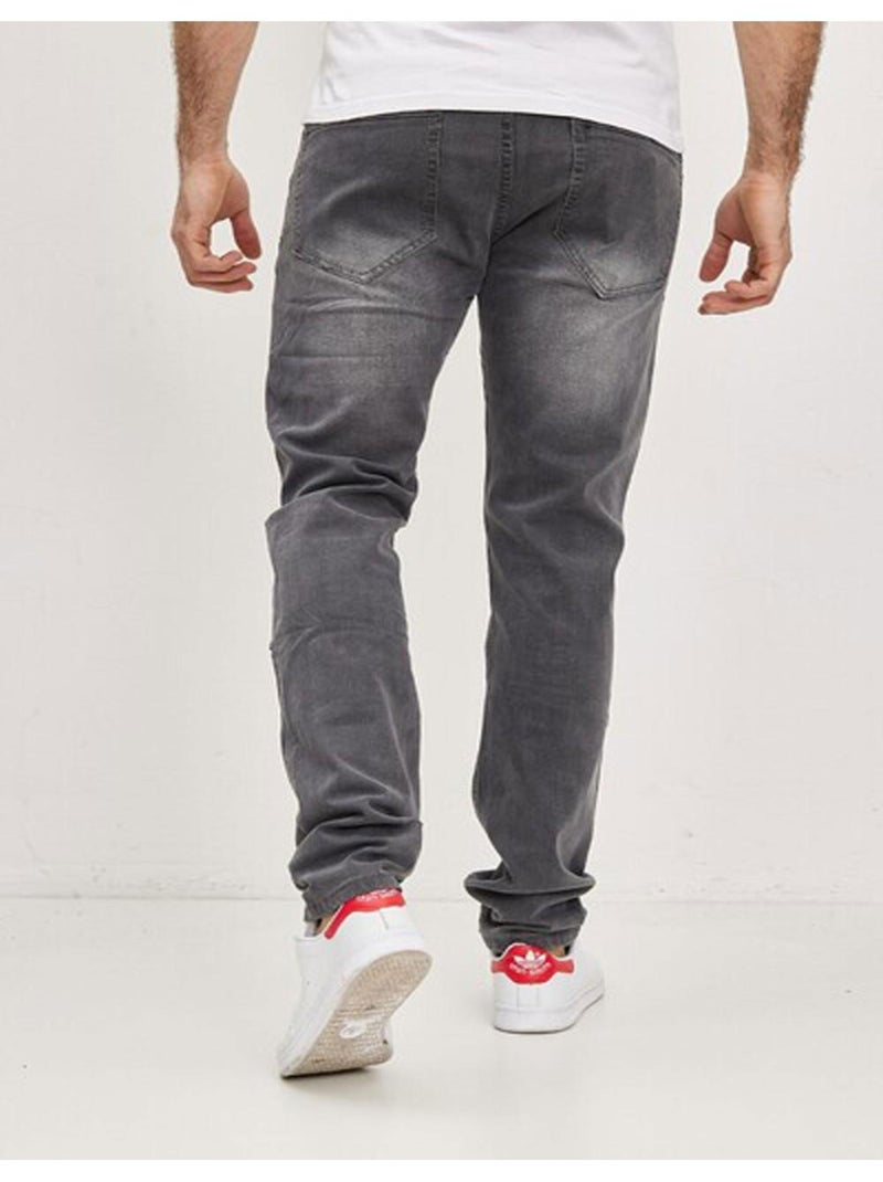 Vaqueros slim Kebello Gris - Kiabi