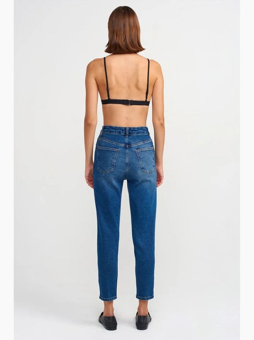 Vaqueros slim rectos de tiro alto para mujer dilvin - Kiabi Vaqueros slim rectos de tiro alto para mujer dilvin - Kiabi