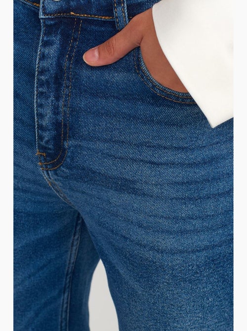 Vaqueros slim rectos de tiro alto para mujer dilvin - Kiabi Vaqueros slim rectos de tiro alto para mujer dilvin - Kiabi