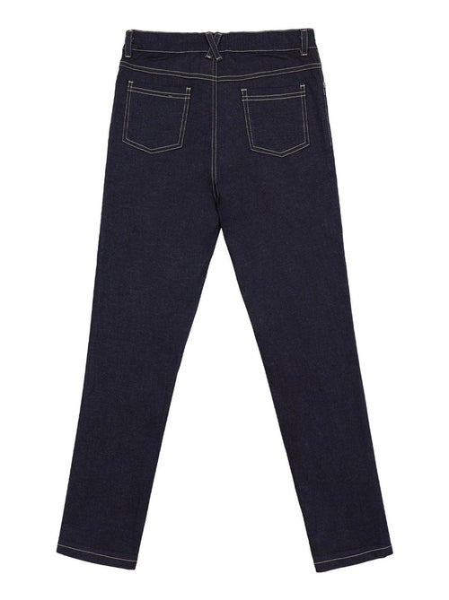 Vaqueros Slim Stretch Denim Azul Oscuro para Niña | MORGAN - Kiabi