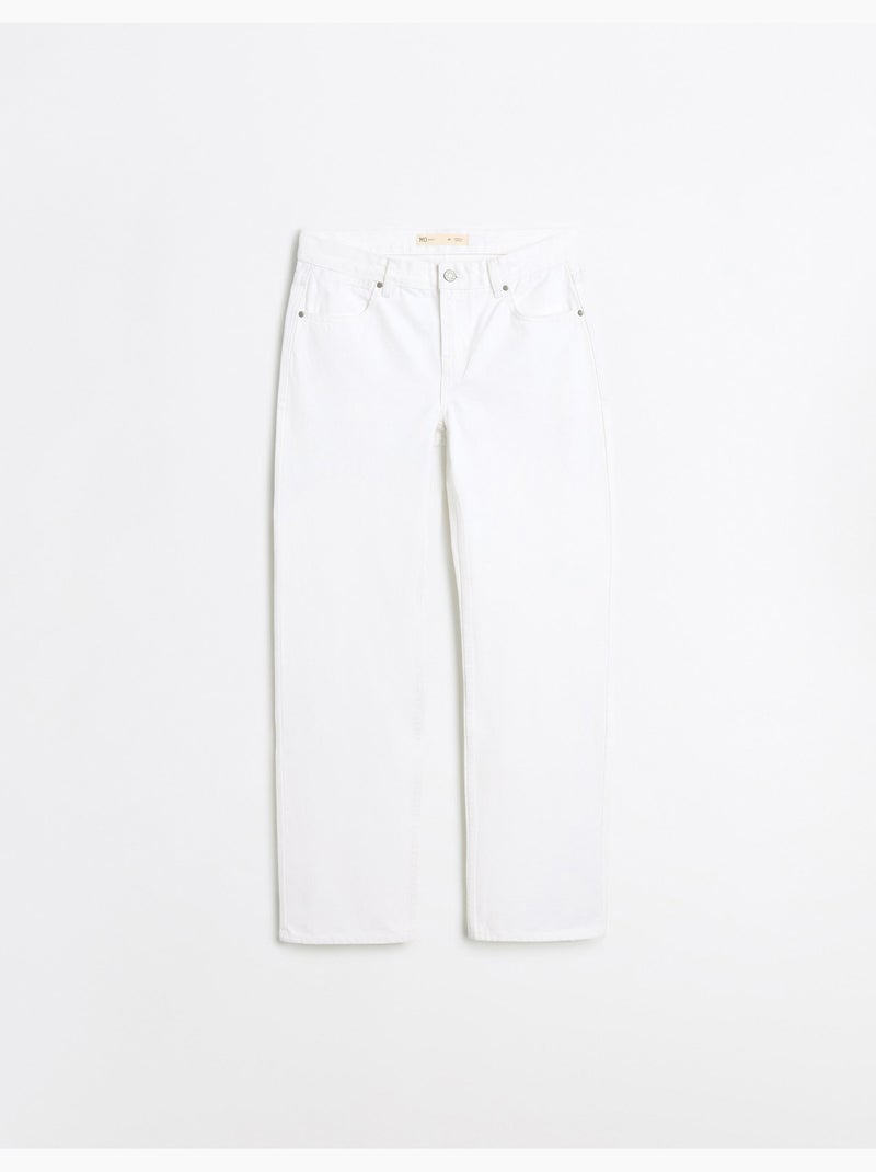 Vaqueros 'Straight Fit', MO Fashion Blanco - Kiabi