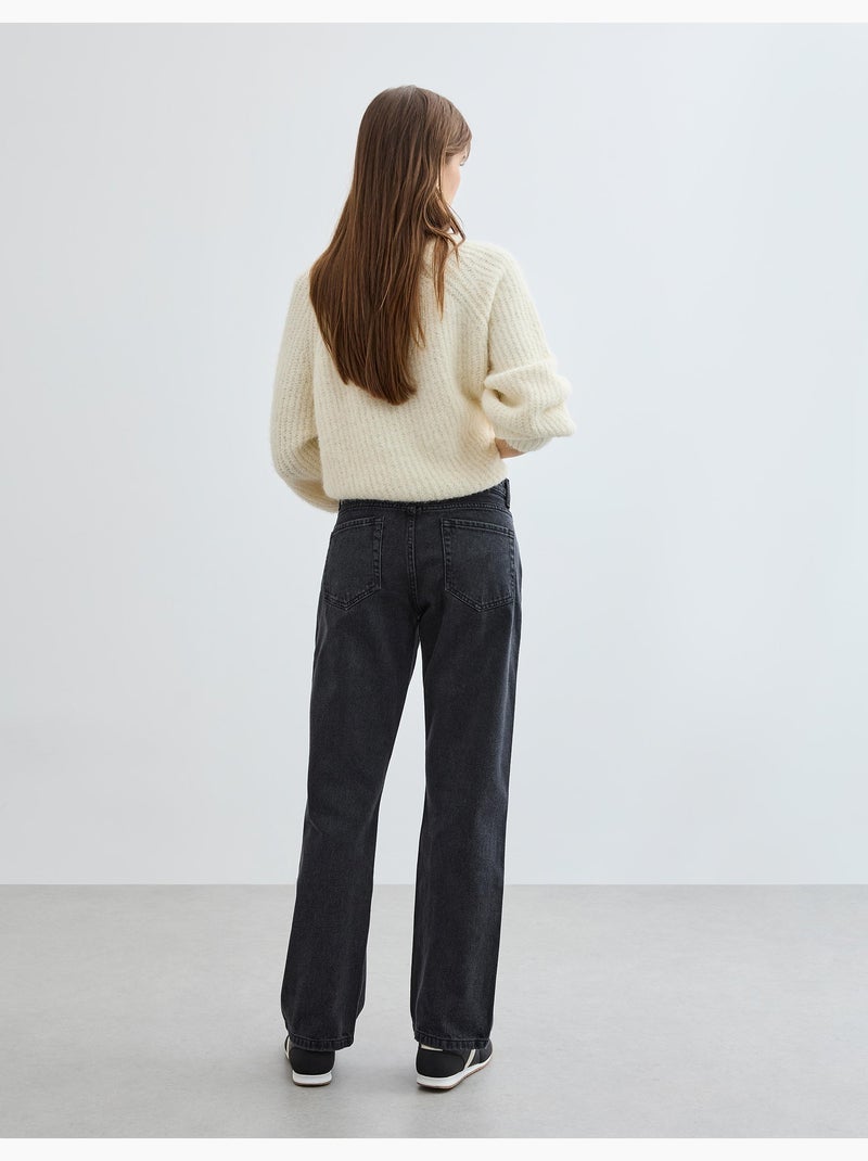 Vaqueros 'Straight Fit', MO Fashion Negro - Kiabi