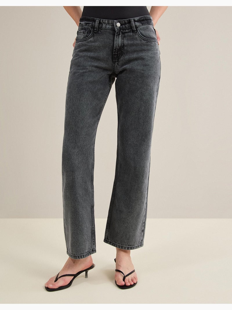 Vaqueros straight, MO Fashion Negro - Kiabi