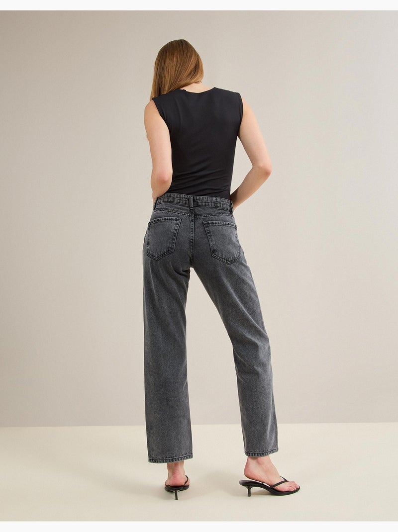 Vaqueros straight, MO Fashion Negro - Kiabi