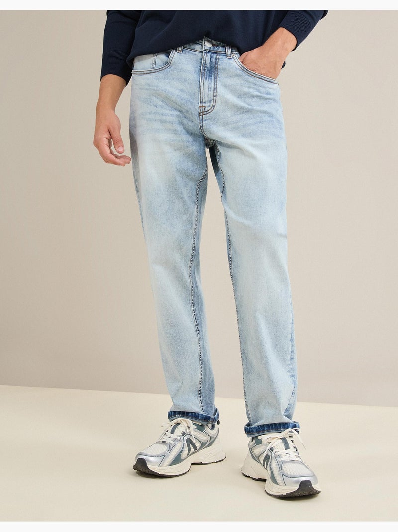 Vaqueros tapered fit, MO Fashion Azul - Kiabi
