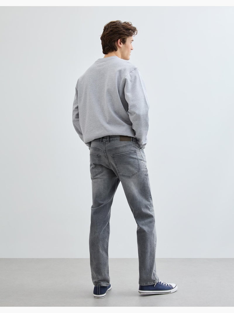 Vaqueros 'Tapered Fit', MO Fashion Gris - Kiabi