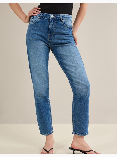 Vaqueros tapered mom fit, MO Fashion - Kiabi Vaqueros tapered mom fit, MO Fashion - Kiabi