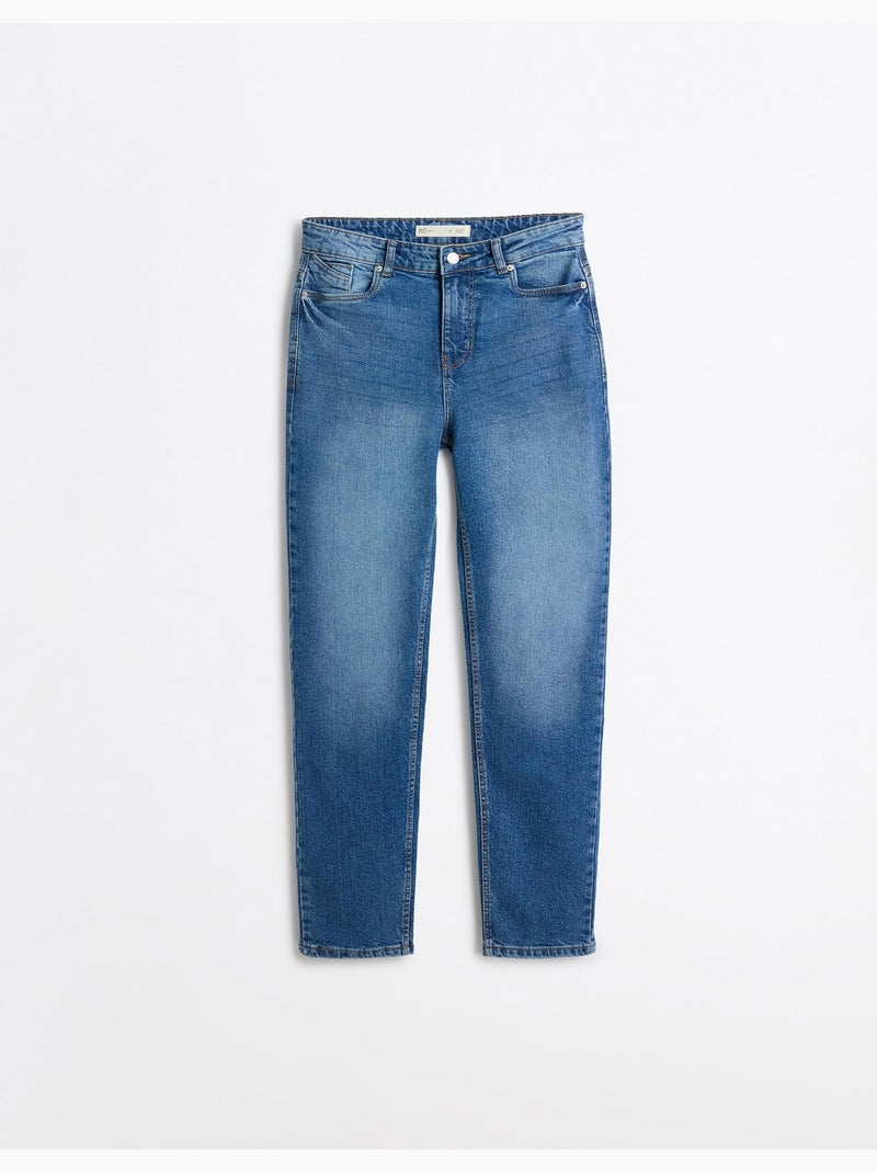 Vaqueros tapered mom fit, MO Fashion Azul - Kiabi