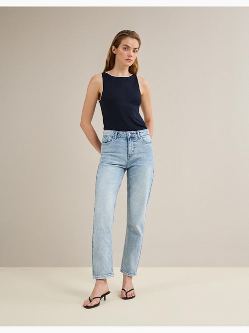 Vaqueros tapered mom fit, MO Fashion - Kiabi Vaqueros tapered mom fit, MO Fashion - Kiabi
