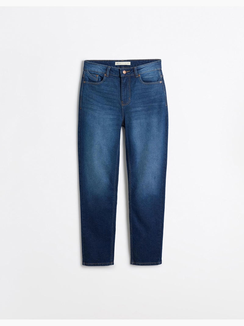 Vaqueros tapered mom fit, MO Fashion Azul - Kiabi