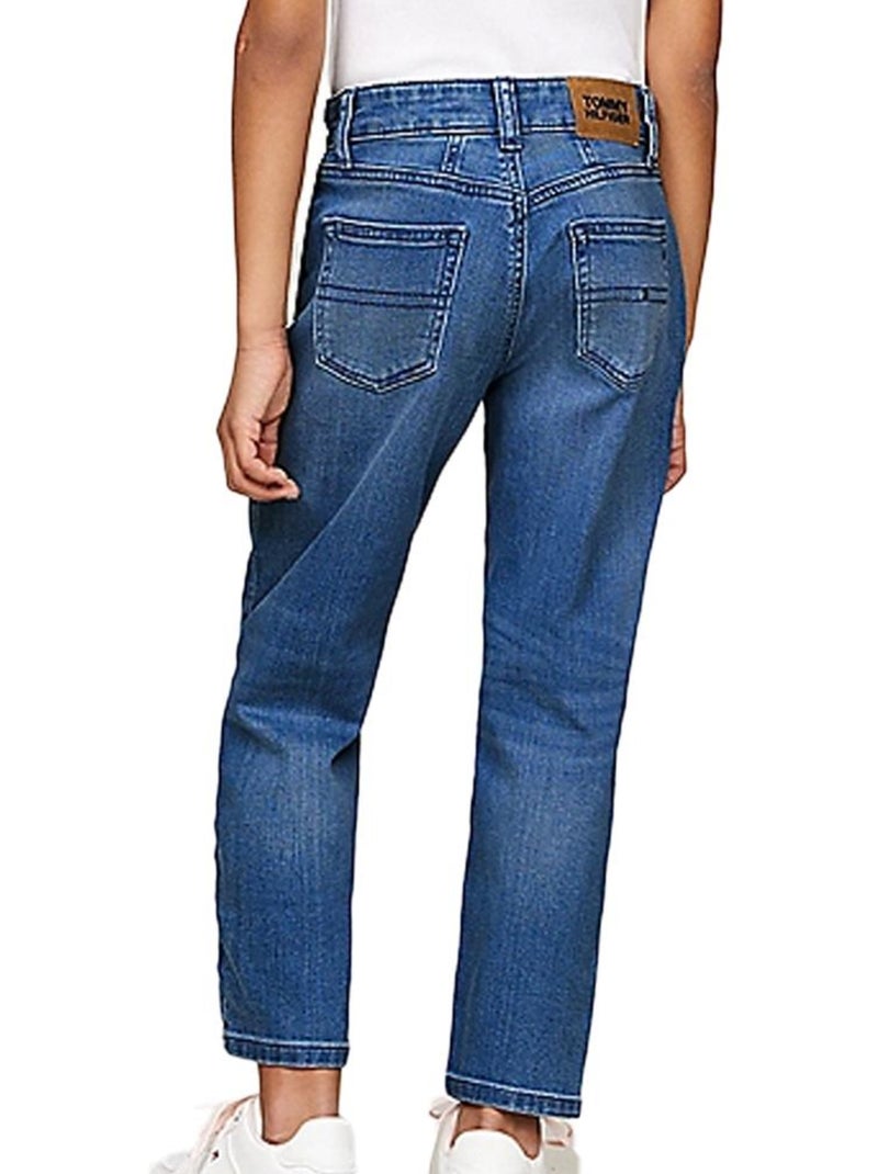 Vaqueros Tapered para Niña Tommy Hilfiger Azul - Kiabi
