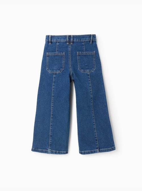 Vaqueros 'wide leg' con costuras en relieve - Kiabi