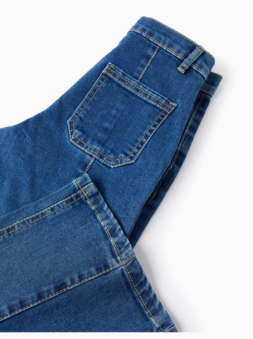 Vaqueros 'wide leg' con costuras en relieve - Kiabi