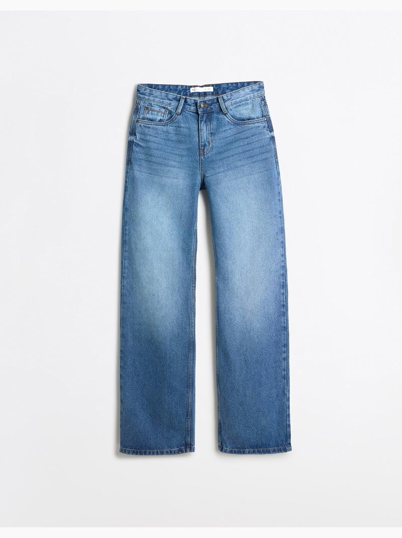 Vaqueros wide leg, MO Fashion Azul - Kiabi