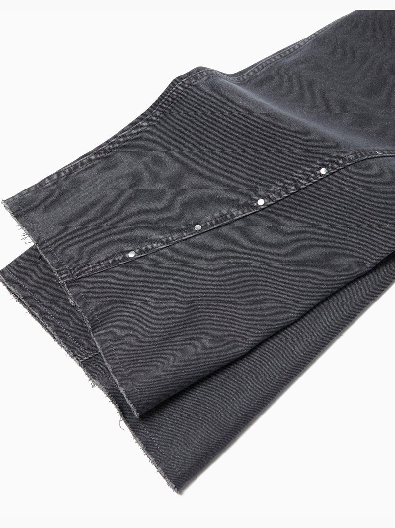 Vaqueros 'Wide Leg', MO Fashion Gris - Kiabi