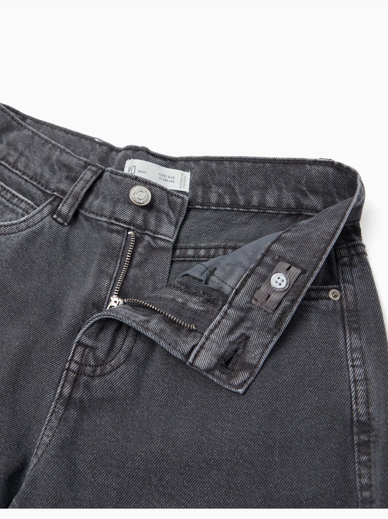 Vaqueros 'Wide Leg', MO Fashion Gris - Kiabi