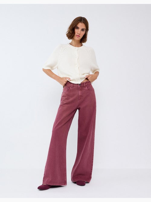 Vaqueros 'wide leg', mo fashion - Kiabi Vaqueros 'wide leg', mo fashion - Kiabi