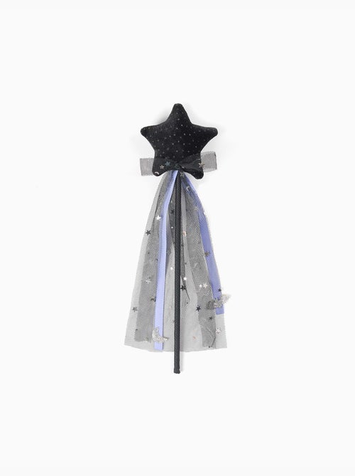 Varita mágica de halloween con estrella de terciopelo - Kiabi