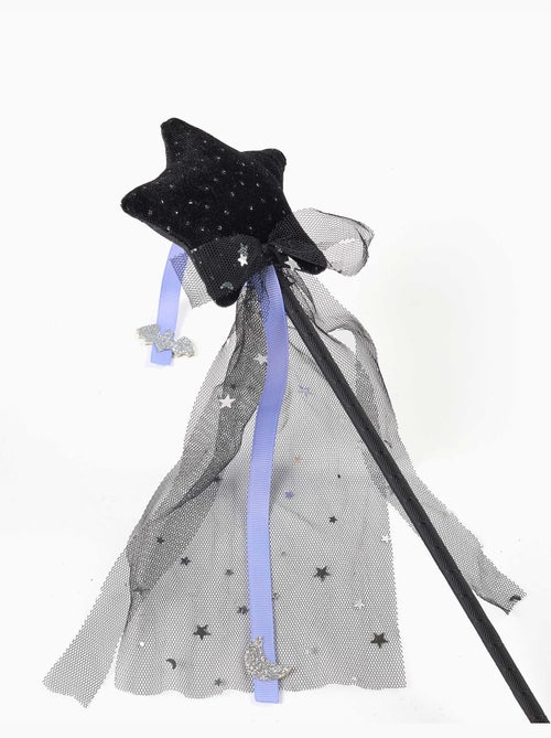 Varita mágica de halloween con estrella de terciopelo - Kiabi