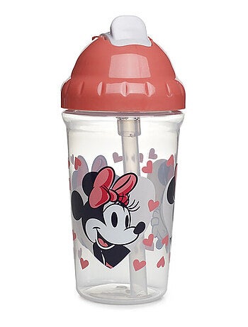 Vaso con pajita anti-fugas 295 ml Minnie Thermobaby sin BPA