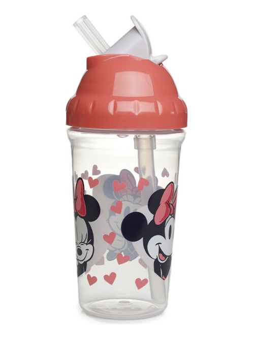 Vaso con pajita anti-fugas 295 ml Minnie Thermobaby sin BPA - Kiabi