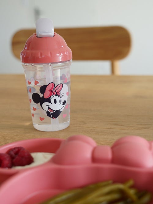 Vaso con pajita anti-fugas 295 ml Minnie Thermobaby sin BPA - Kiabi