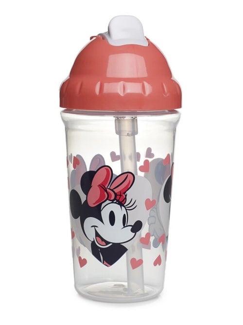 Vaso con pajita anti-fugas 295 ml Minnie Thermobaby sin BPA - Kiabi