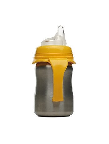 Taza de aprendizaje de acero inoxidable 180 ml Thermobaby a prueba de fugas con boquilla de silicona