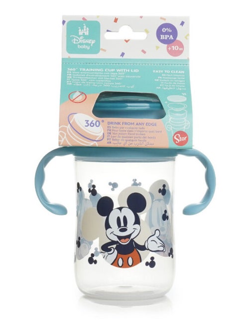 Vaso de aprendizaje 360° a prueba de fugas Mickey con boquilla Thermobaby 395 ml - Kiabi Vaso de aprendizaje 360° a prueba de fugas Mickey con boquilla Thermobaby 395 ml - Kiabi