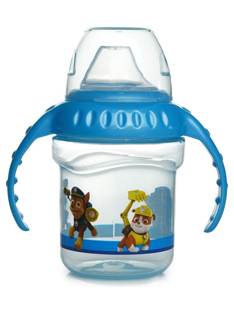Vaso de aprendizaje Pat'Patrouille 250 ml anti-fugas de silicona Thermobaby Azul - Kiabi