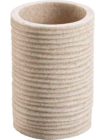 Vaso efecto acanalado