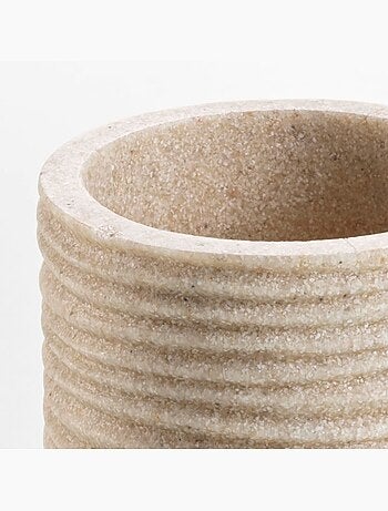 Vaso efecto acanalado