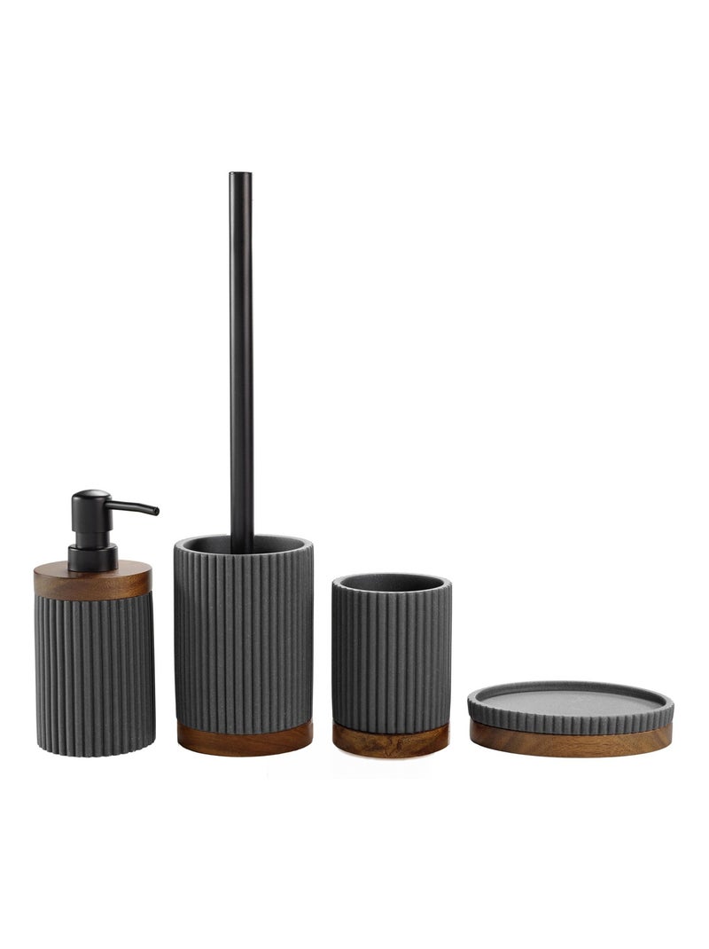 Vaso para baño Gris antracita - Kiabi