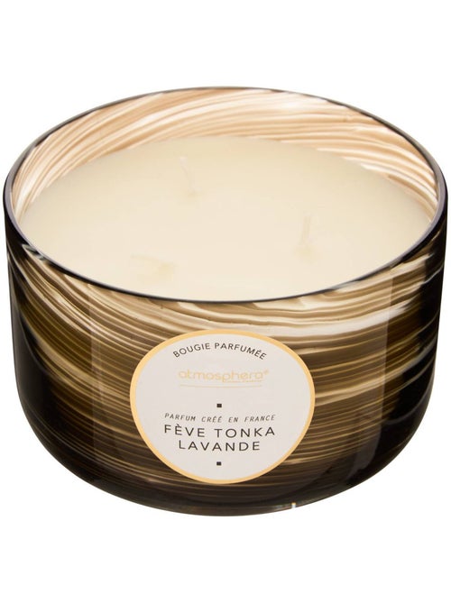 Vela perfumada haba tonka lavanda 540g - Kiabi Vela perfumada haba tonka lavanda 540g - Kiabi