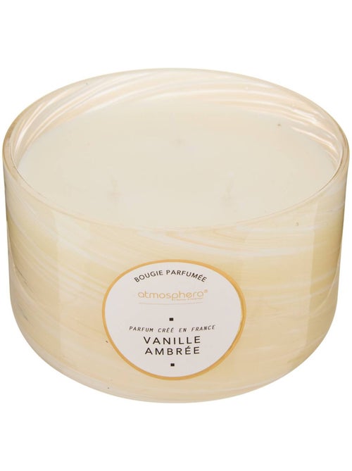 Vela perfumada wavy amber vanilla 540g - Kiabi Vela perfumada wavy amber vanilla 540g - Kiabi