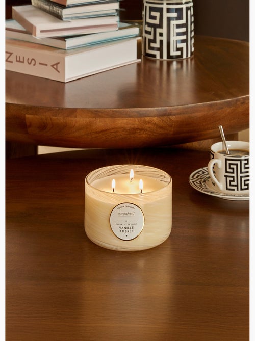 Vela perfumada wavy amber vanilla 540g - Kiabi Vela perfumada wavy amber vanilla 540g - Kiabi