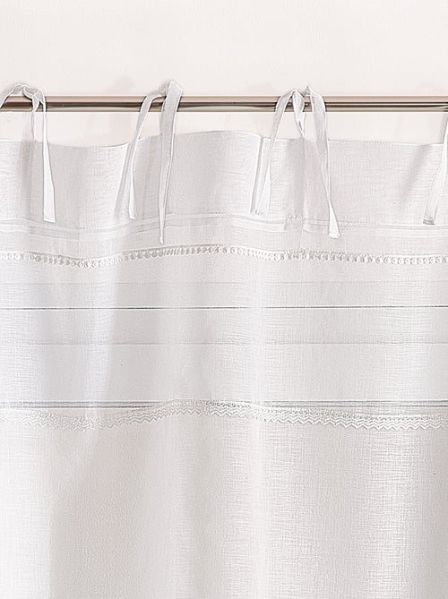 Velo con cintas de macramé - Kiabi Velo con cintas de macramé - Kiabi
