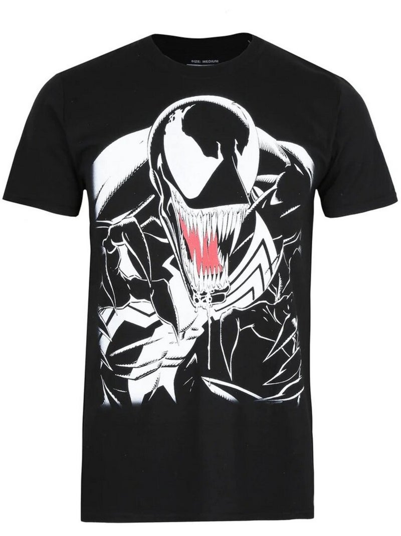 Venom - Camiseta para Hombre Negro Blanco - Kiabi