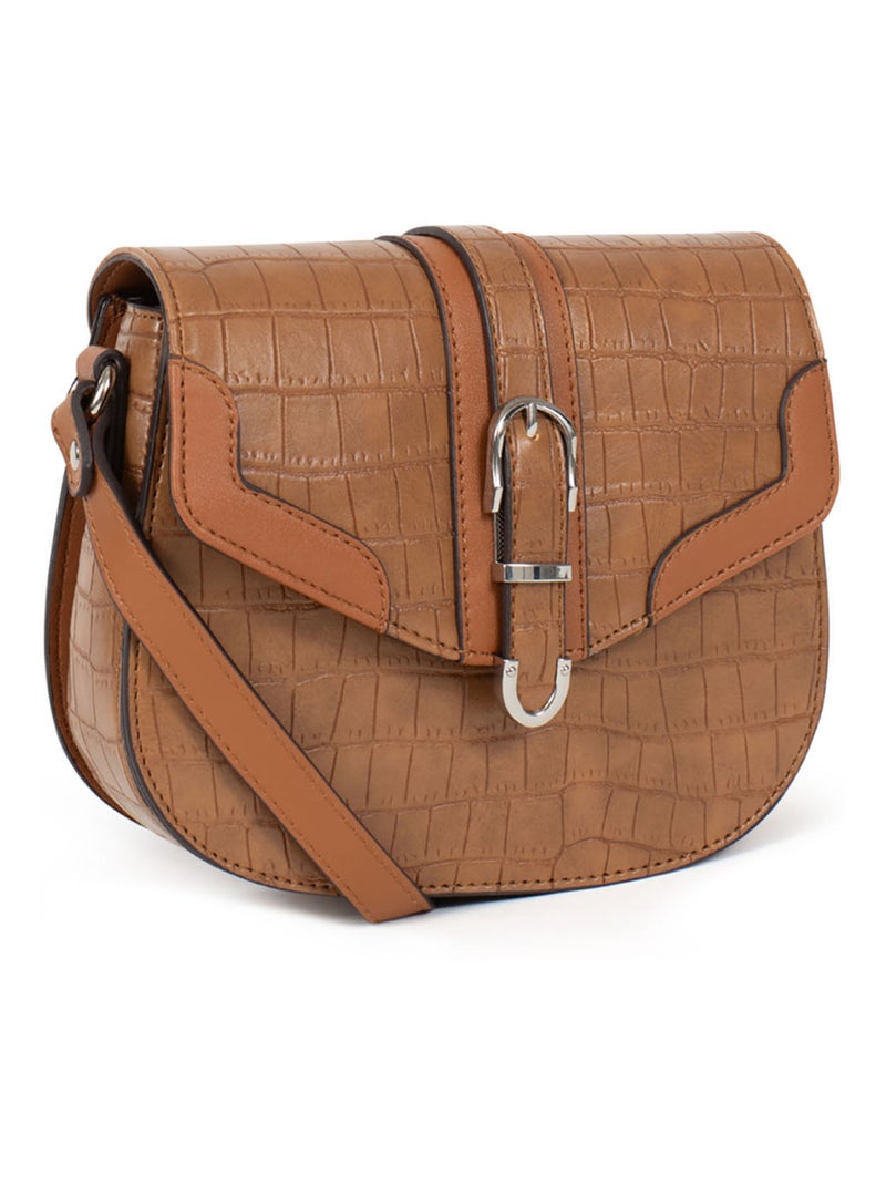 VERA - Bolso bandolera Marrón avellana - Kiabi