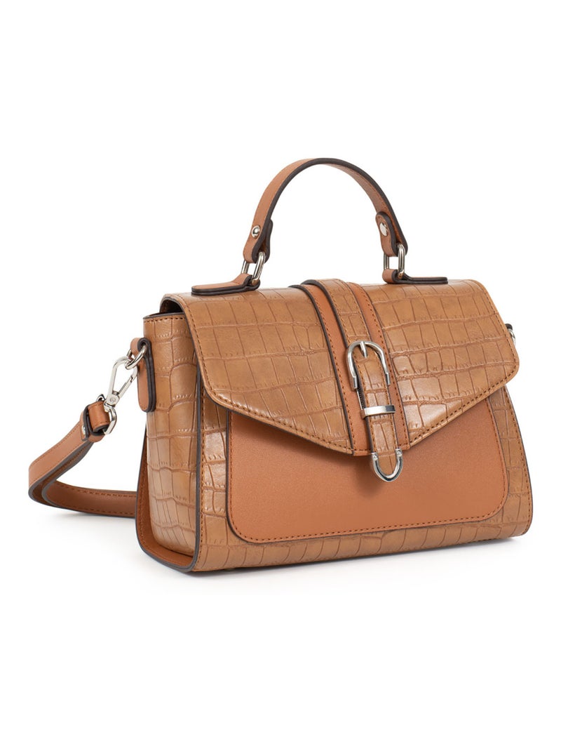 VERA - Bolso con 1 asa Marrón avellana - Kiabi
