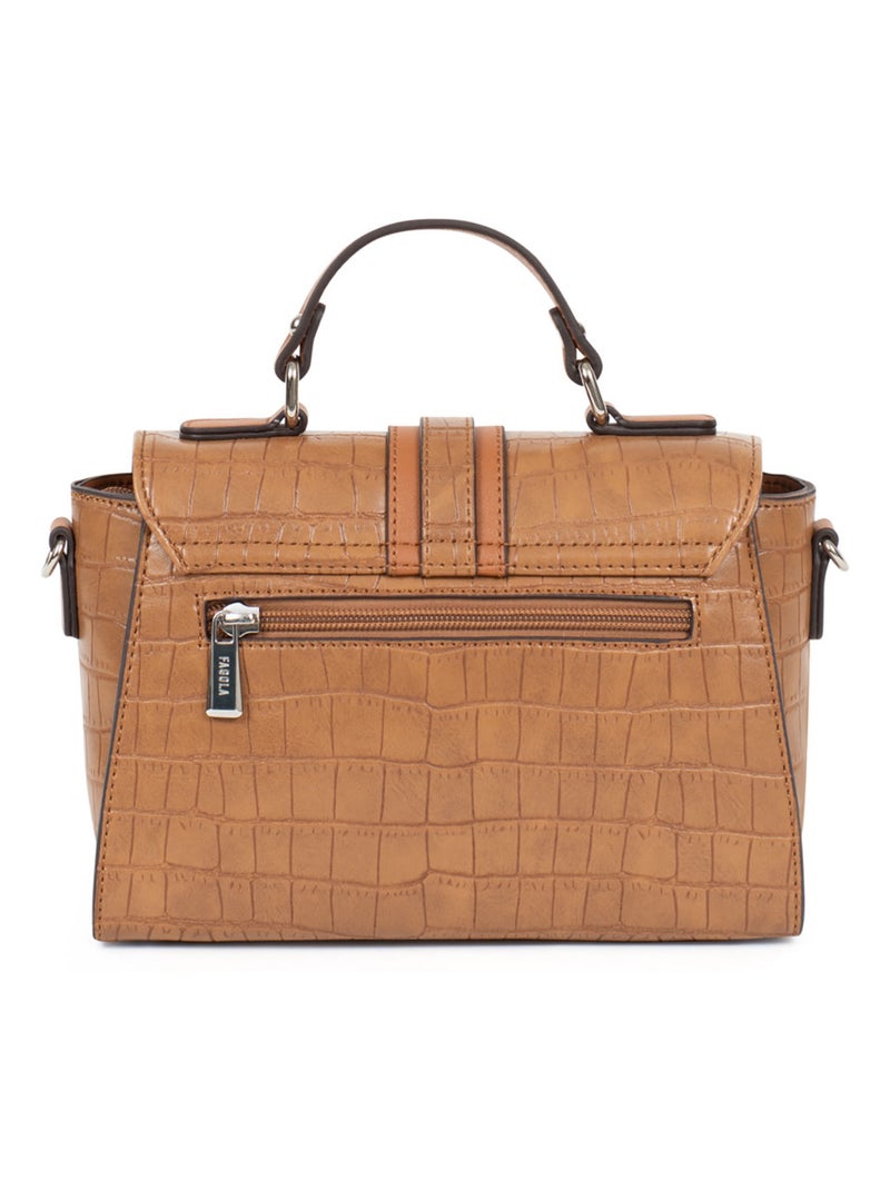 VERA - Bolso con 1 asa Marrón avellana - Kiabi