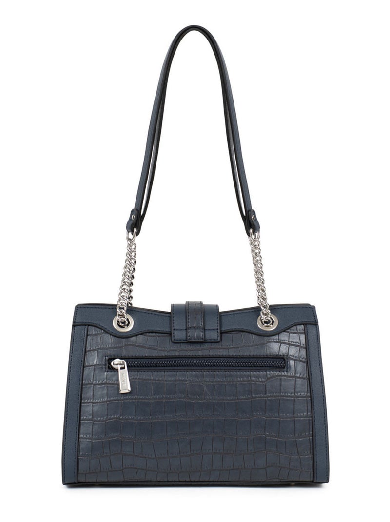 VERA - Bolso de hombro con 2 asas Azul marino - Kiabi