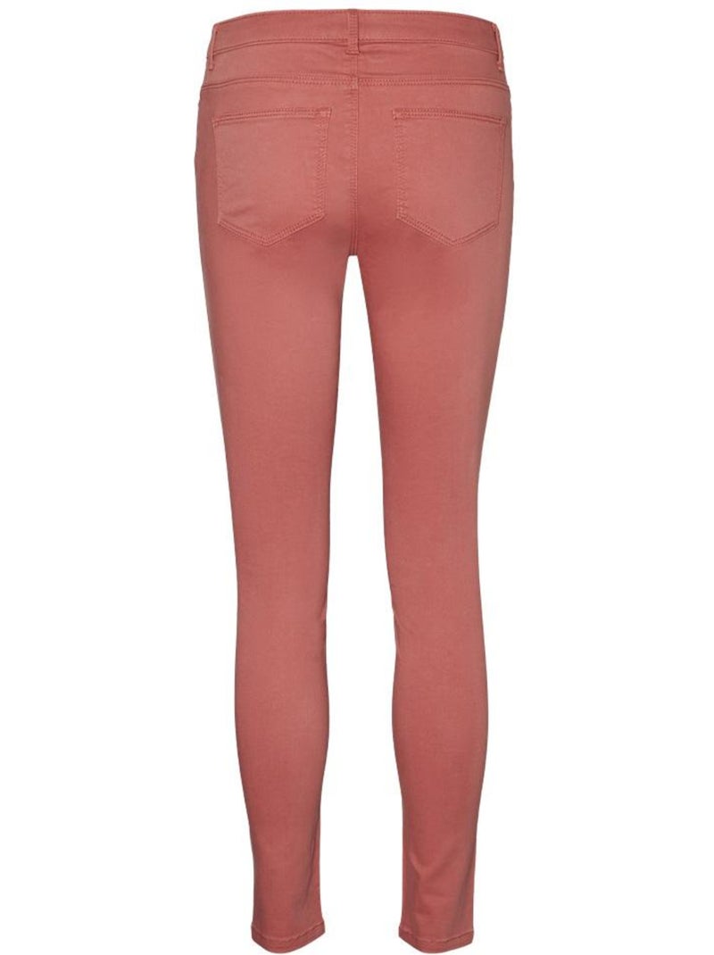 Vero Moda - Jeans pitillo para mujer Rojo - Kiabi