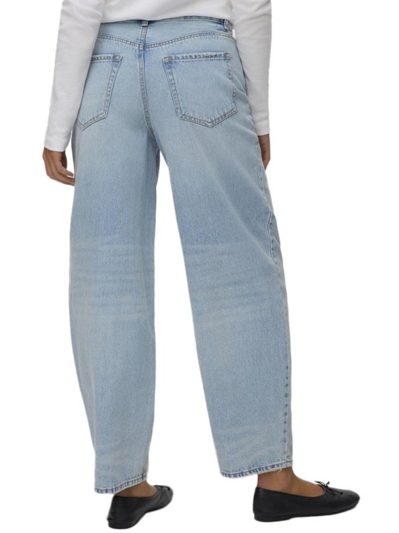 Vero Moda - Vaqueros Barrel para Mujer Azul - Kiabi