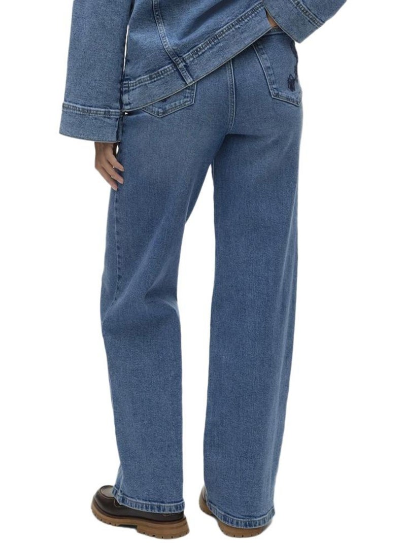 Vero Moda - Vaqueros Rectos para Mujer Azul - Kiabi