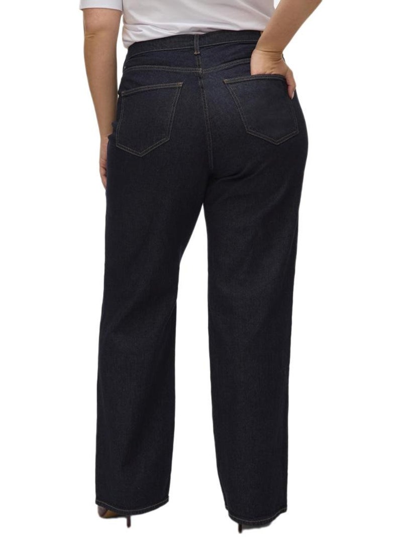 Vero Moda Curve Vaqueros Rectos Azul - Kiabi